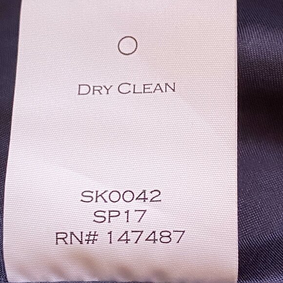 Draper James Sz 6 Skirt Navy Blue Pink Bunnies Mini Lined - Picture 9 of 9